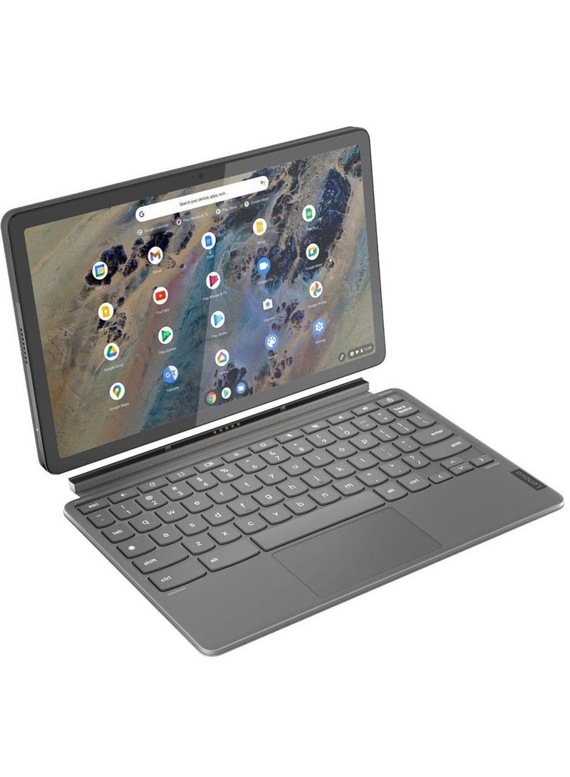 Lenovo - Chromebook Duet 3 11 Inch 2K IPS Anti-Glare Touchscreen Display, Snapdragon 7c Processor/8GB RAM/128GB eMMC/Qualcomm Adreno Graphics/Chrome OS English Storm Grey - Image 1