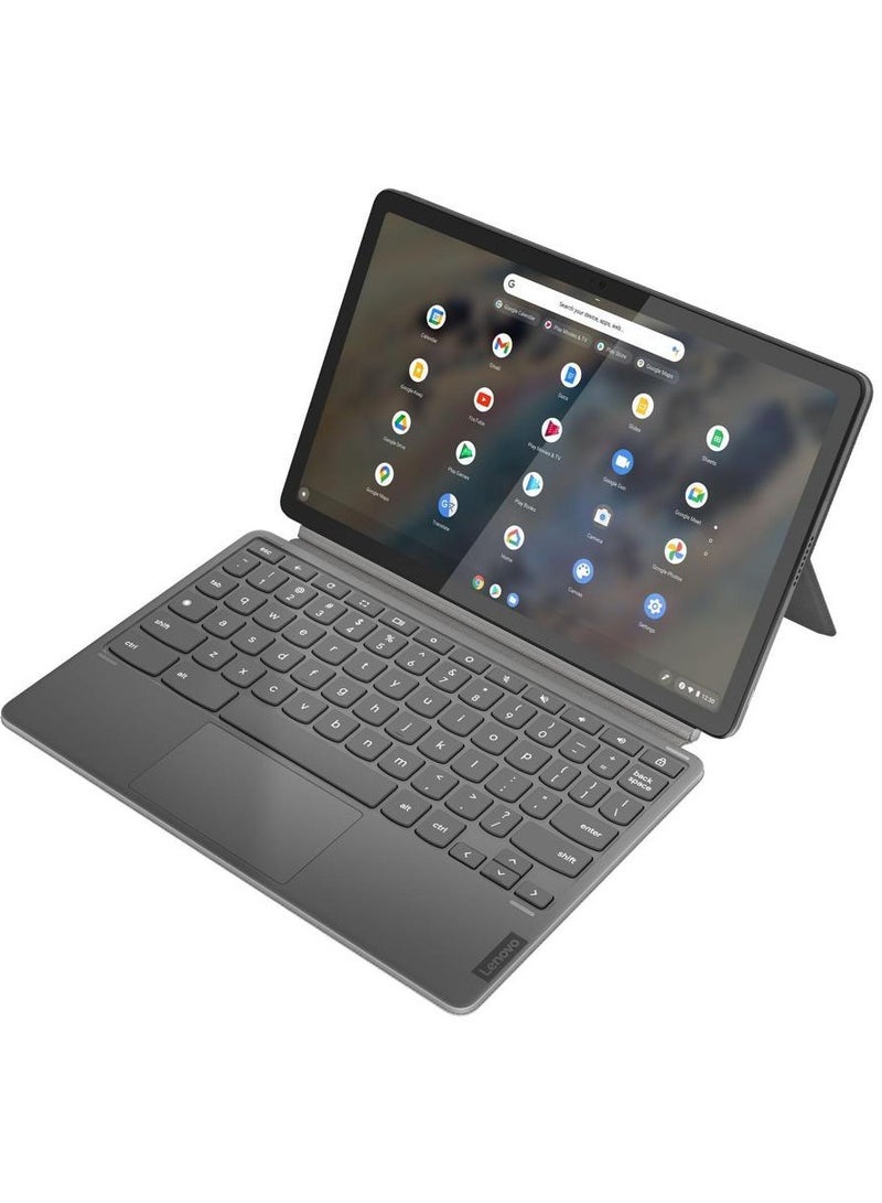 Lenovo - Chromebook Duet 3 11 Inch 2K IPS Anti-Glare Touchscreen Display, Snapdragon 7c Processor/8GB RAM/128GB eMMC/Qualcomm Adreno Graphics/Chrome OS English Storm Grey - Image 1