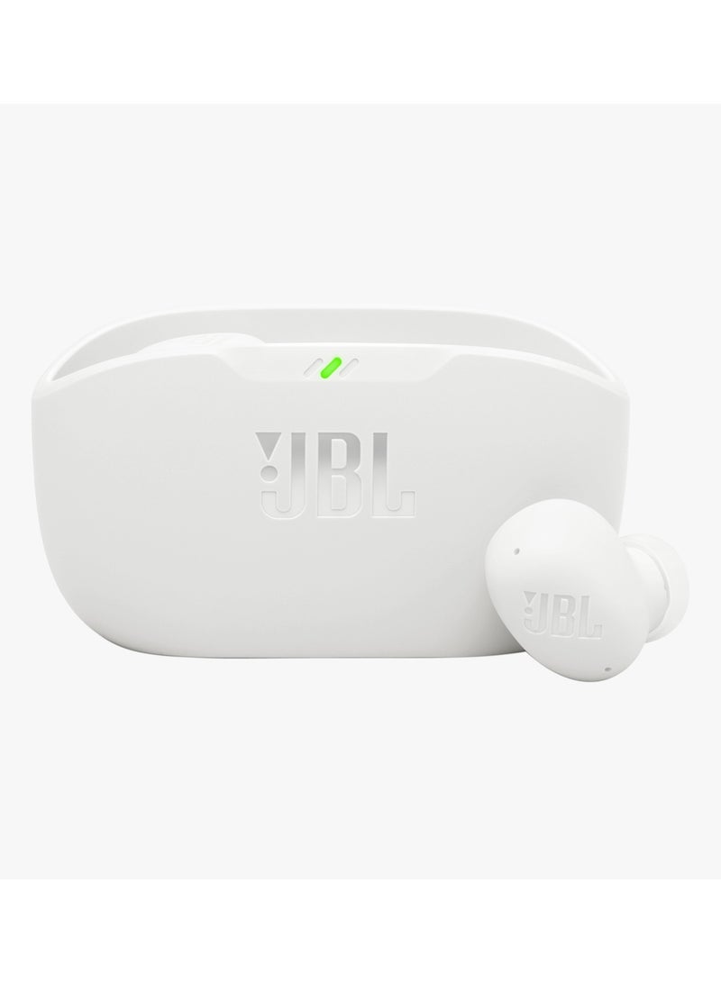 JBL Wave Buds 2 True Wireless Noise Cancelling Earbuds White  - Image 1