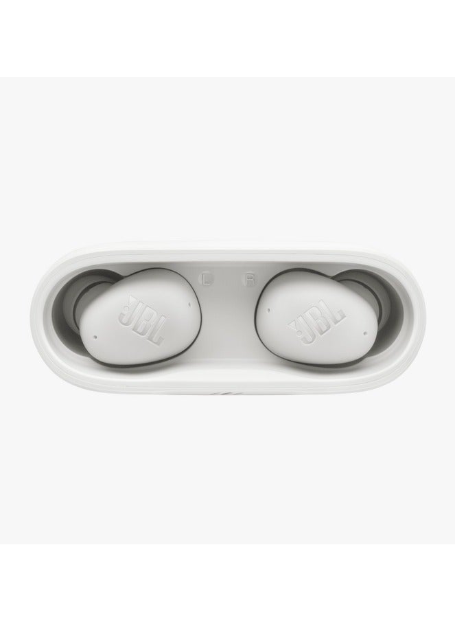 JBL Wave Buds 2 True Wireless Noise Cancelling Earbuds White  - Image 4