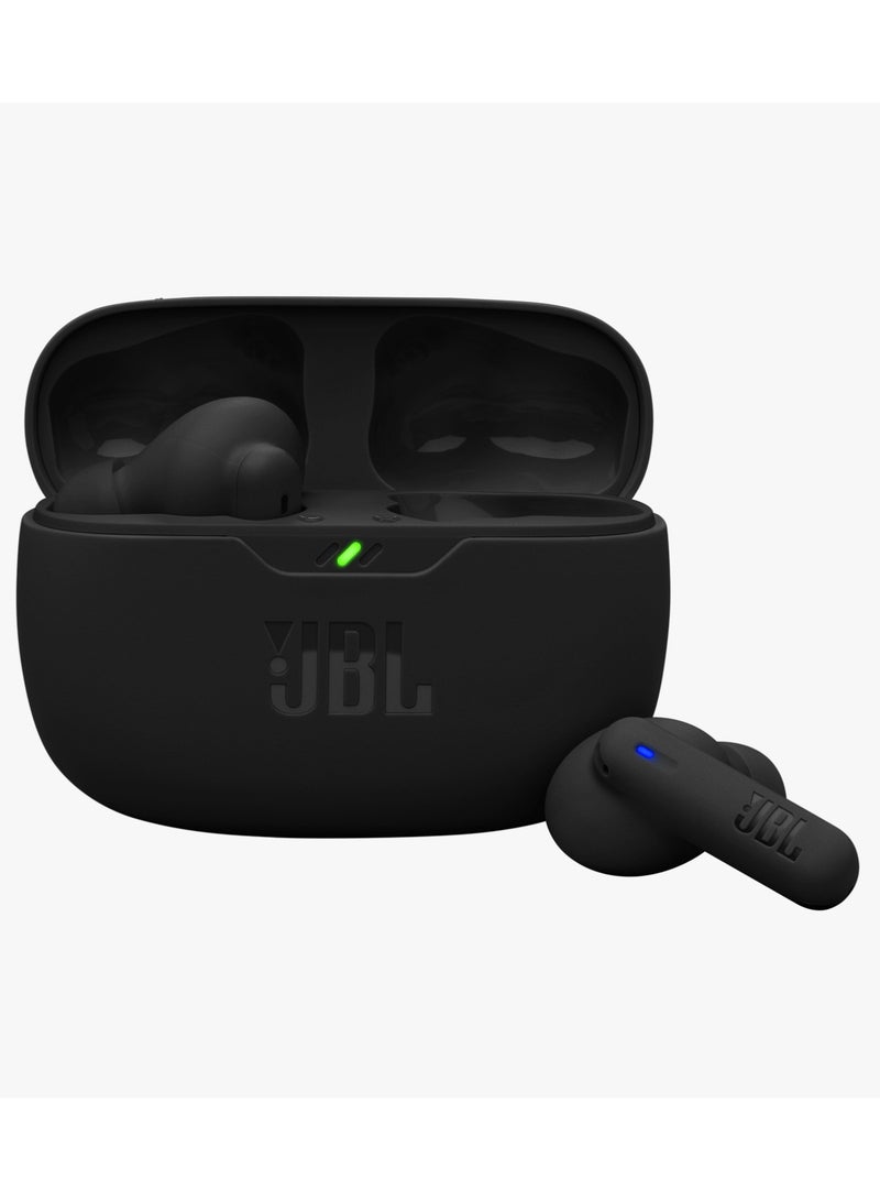JBL - Wave Beam 2 True Wireless Noise Cancelling Earbuds Black - Image 1