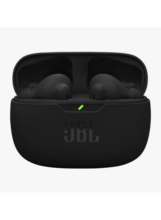 JBL - Wave Beam 2 True Wireless Noise Cancelling Earbuds Black - Image 1