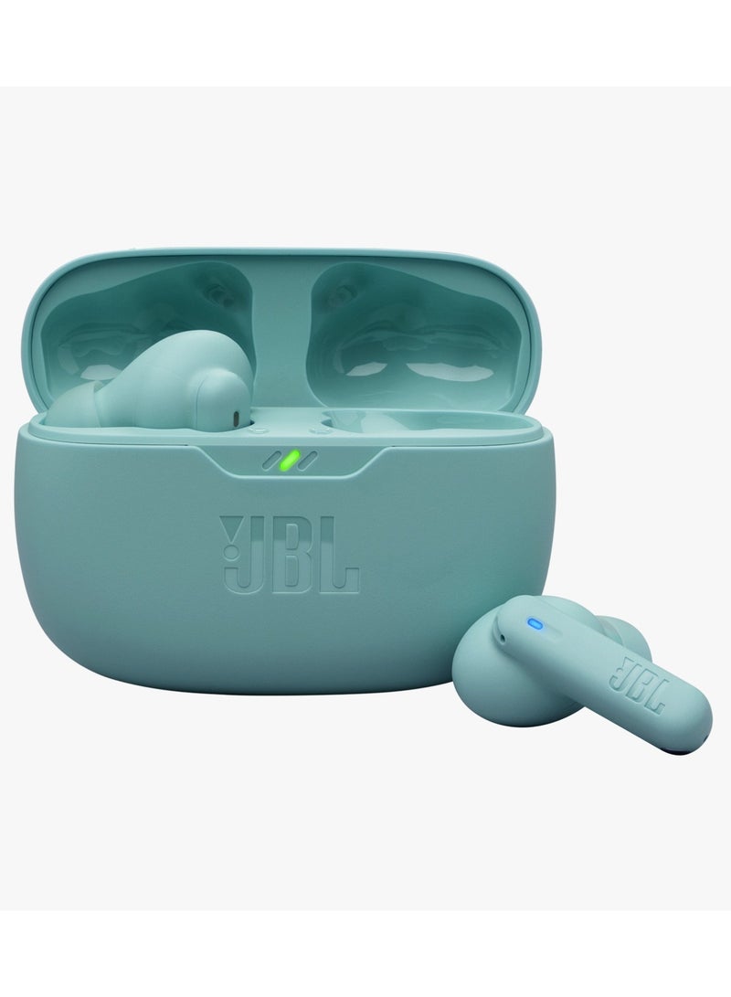 JBL - Wave Beam 2 True Wireless Noise Cancelling Earbuds Blue - Image 1
