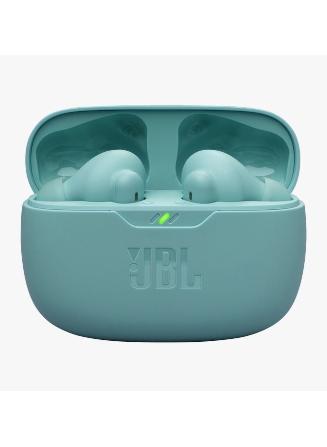 JBL - Wave Beam 2 True Wireless Noise Cancelling Earbuds Blue - Image 1