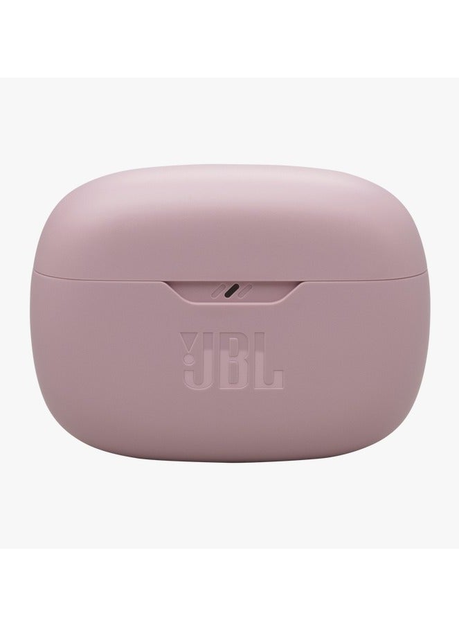 JBL - Wave Beam 2 True Wireless Noise Cancelling Earbuds Pink - Image 1