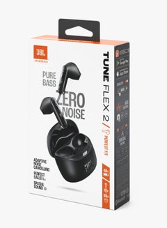 JBL Tune Flex 2 True Wireless Noise Cancelling Earbuds Black  - Image 5