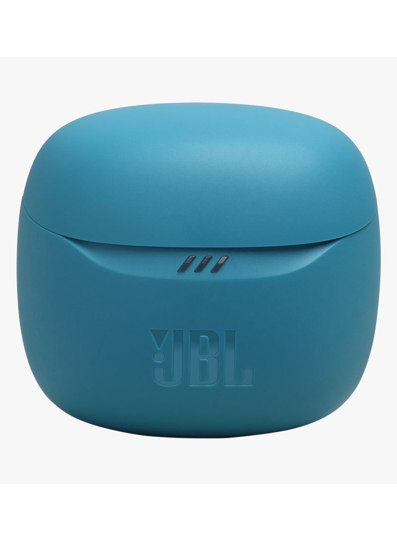 JBL - Tune Flex 2 True Wireless Noise Cancelling Earbuds Teal - Image 1