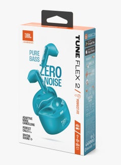 JBL Tune Flex 2 True Wireless Noise Cancelling Earbuds Teal  - Image 5