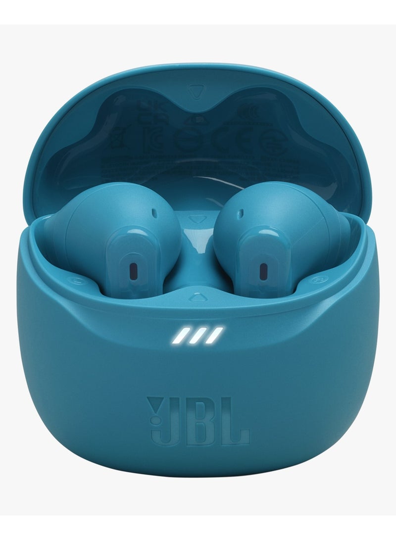 JBL - Tune Flex 2 True Wireless Noise Cancelling Earbuds Teal - Image 1