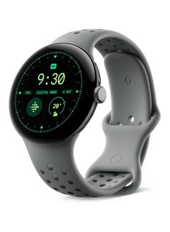 Google Pixel Watch 3 (45 mm) - Android Smartwatch With Heart Rate Tracking, Advanced Running From Fitbit, Fitness Insights, 24-Hour Battery - Matte Hazel Aluminium Case - Hazel Band - Wi-Fi Hazel  - Image 1