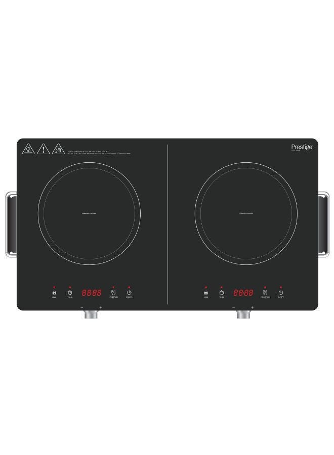 Double Infrared Cooker 2800W | Touch and Knob control Induction Cooker with Over Heat Protection | Induction cooker 2 Burner 2800 W PR81536 White - pnsku/N70126410V/45/_/1730706484/e631d60d-ab56-4e43-9751-1225948dea29