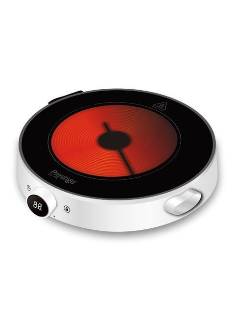 Infrared Cooker 2000W | Touch and Knob control Induction Cooker with Over Heat Protection | Induction Cook Top 2000 W PR81537 White