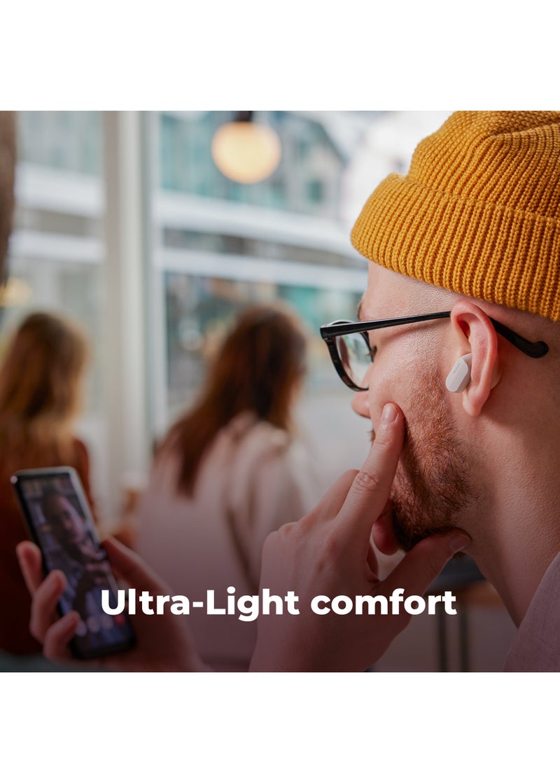 Philips - True Wireless Noise-Canceling Earbuds, Clear Calls, 21-Hour Playtime, Ipx4 Water Resistant White - Image 1