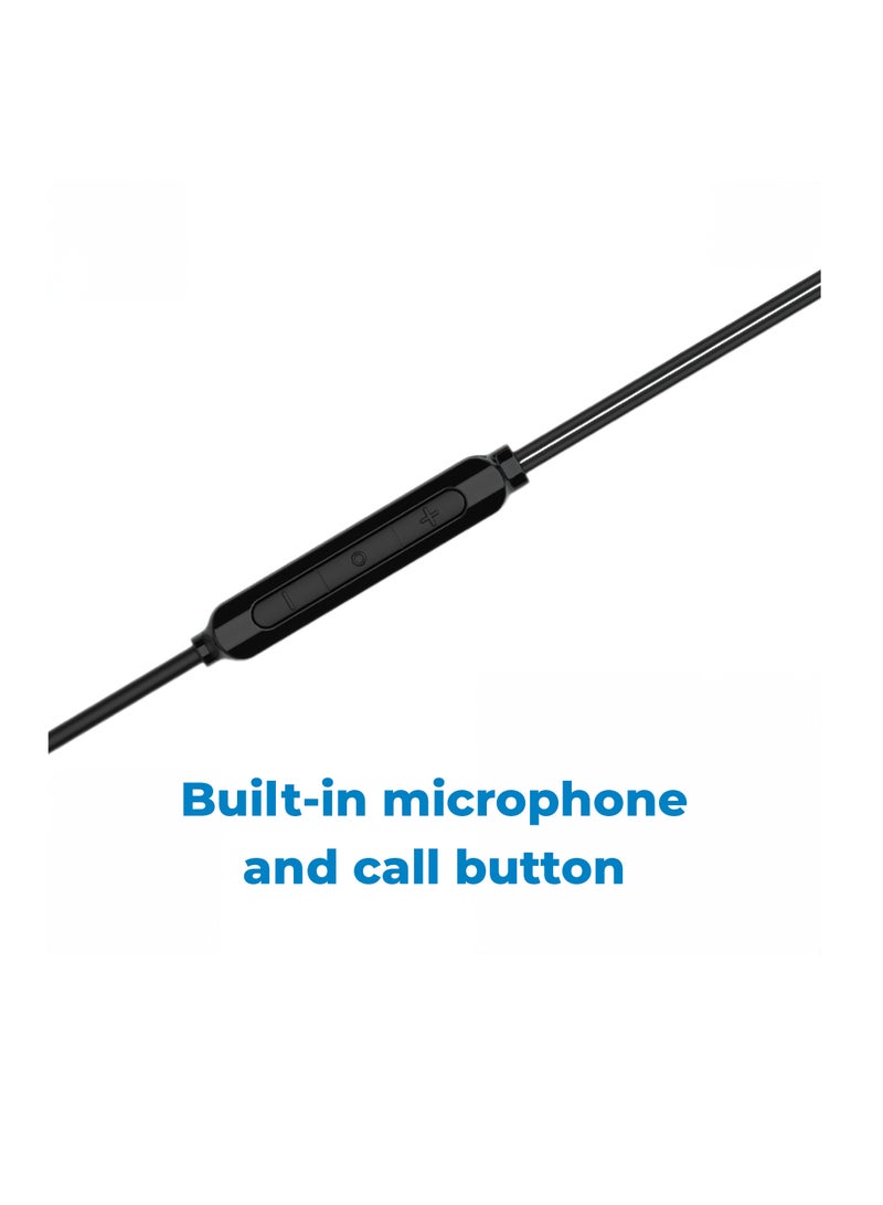 Philips Wired In-Ear Type-C Earphones with Microphone – Noise Isolating, Call Button, Optimal Fit, 1.2M Cable Black  - Image 4