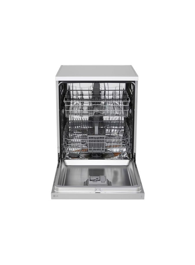إل جي غسالة صحون قائمة بذاتها من إل جي، 14 شخص، محرك عاكس مباشر، فضي - DFC612FV - Image 2