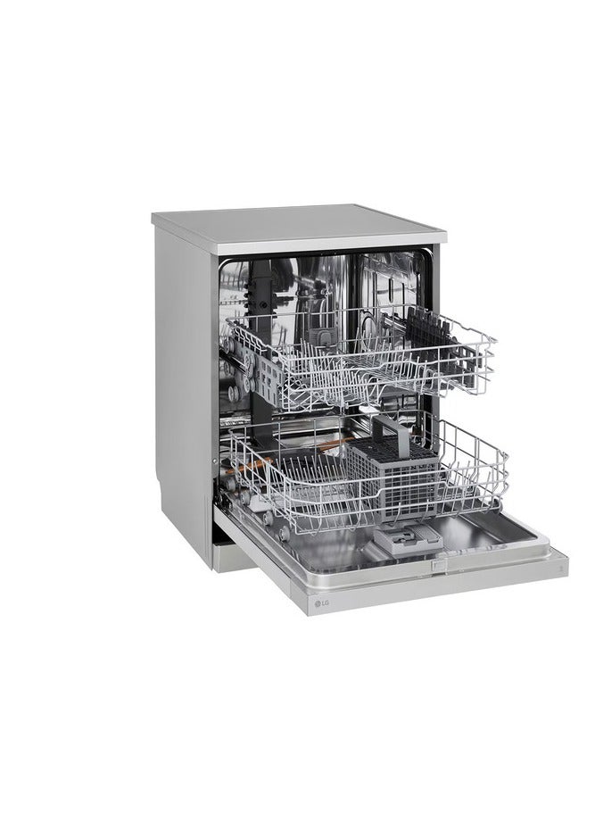 إل جي غسالة صحون قائمة بذاتها من إل جي، 14 شخص، محرك عاكس مباشر، فضي - DFC612FV - Image 4