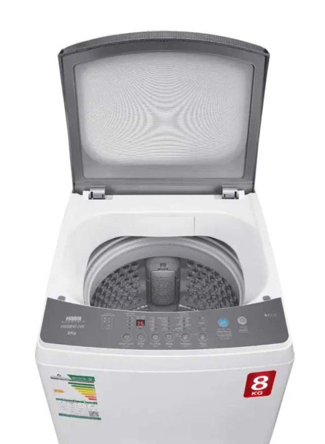 هام Haam Top Load Washing Machine 8kg White, HWM8W-24N HWM8W-24N White  - Image 2