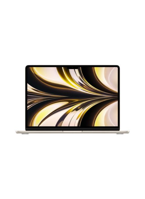 13.6-inch MacBook Air: Apple M2 chip with 8-core CPU and 8-core GPU, 16GB, 256GB SSD English/Arabic Starlight