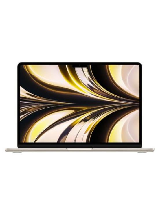 Apple 13.6-inch MacBook Air: Apple M2 chip with 8-core CPU and 8-core GPU, 16GB, 256GB SSD English/Arabic Starlight - Image 1