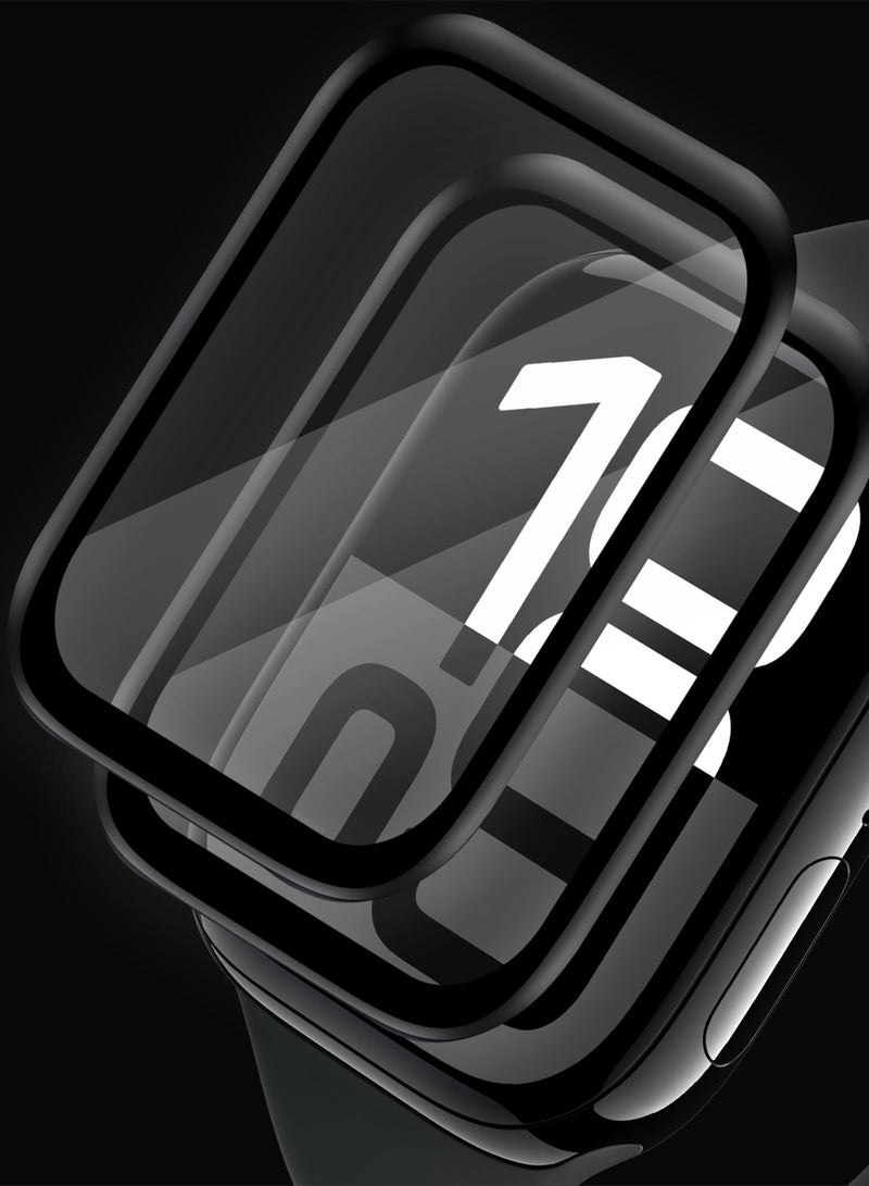 MARGOUN 2-Pack Tempered Glass Screen Protector for Apple Watch 46mm Series 10 – 9H Anti-Scratch Ultra-Thin Protective Film Cover Clear  - Image 3