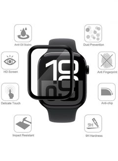 MARGOUN 2-Pack Tempered Glass Screen Protector for Apple Watch 46mm Series 10 – 9H Anti-Scratch Ultra-Thin Protective Film Cover Clear  - Image 5