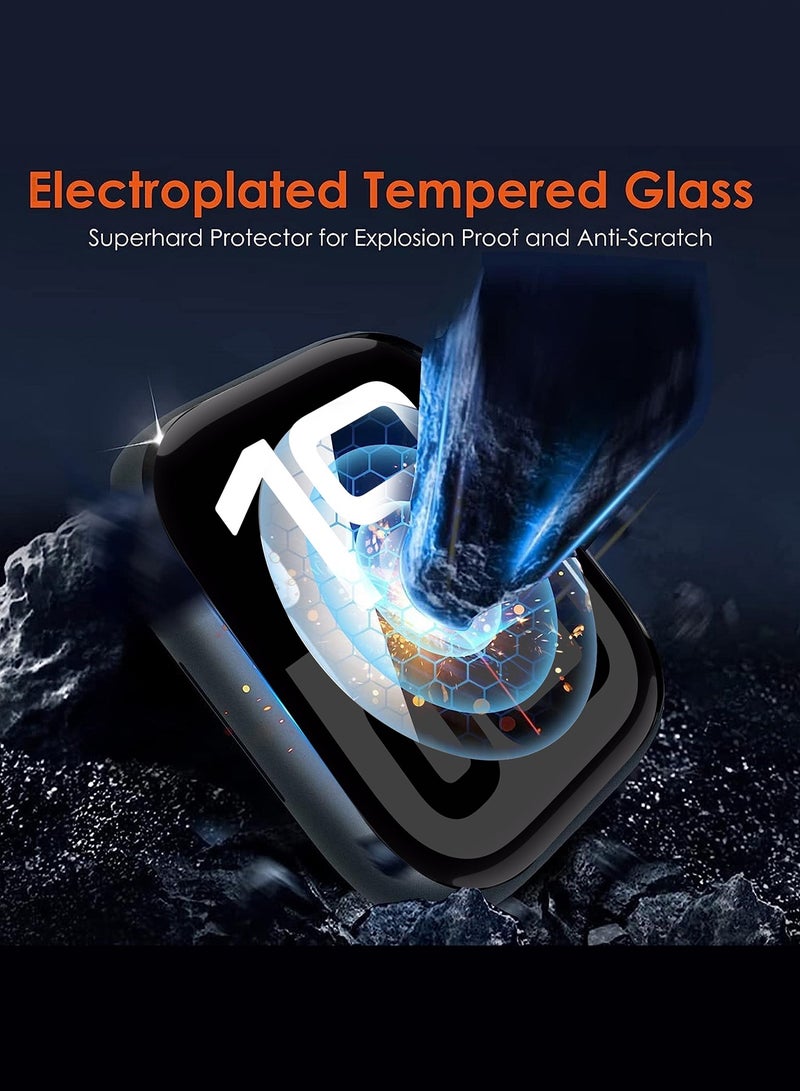 MARGOUN 3-Pack Tempered Glass Screen Protector for Apple Watch 46mm Series 10 – 9H Anti-Scratch Ultra-Thin Protective Film Cover Clear - Image 3