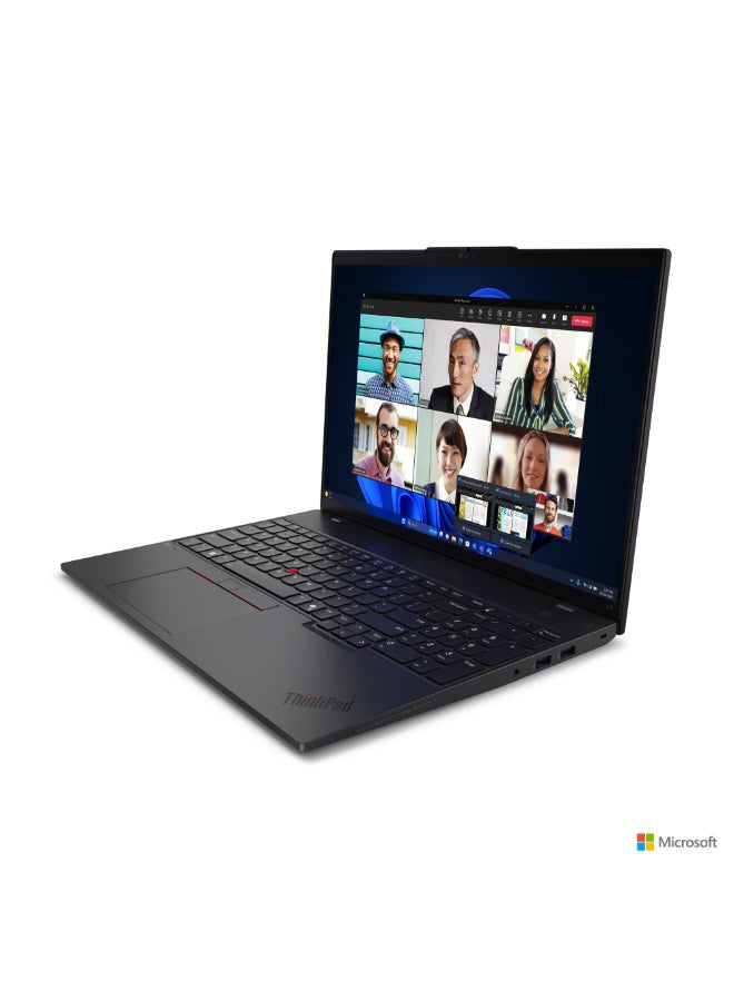 لينوفو Thinkpad L16 Laptop With 16-Inch WUXGA (1920x1080) Display IPS,Core Ultra 7-155U Processor/16GB RAM DDR5/512GB SSD/Integrated Graphics/Windows 11 Pro English/Arabic Black  - Image 3