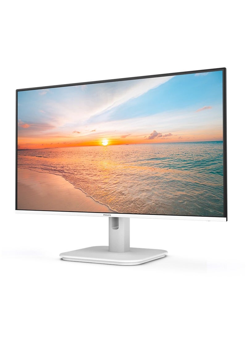 Philips 23.8" Inch 100Hz FHD IPS Monitor, Built-in Stereo Speakers For Multimedia, 1000 Series - 24E1N1100AW | White  - Image 2
