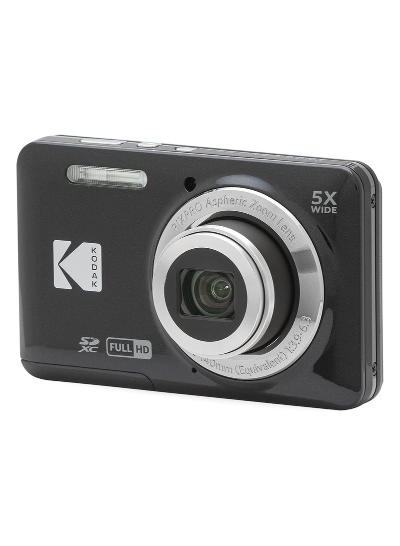 Kodak PIXPRO Friendly Zoom FZ55-BK 16MP Digital Camera with 5X Optical Zoom 28mm Wide Angle and 2.7" LCD Screen - Image 1