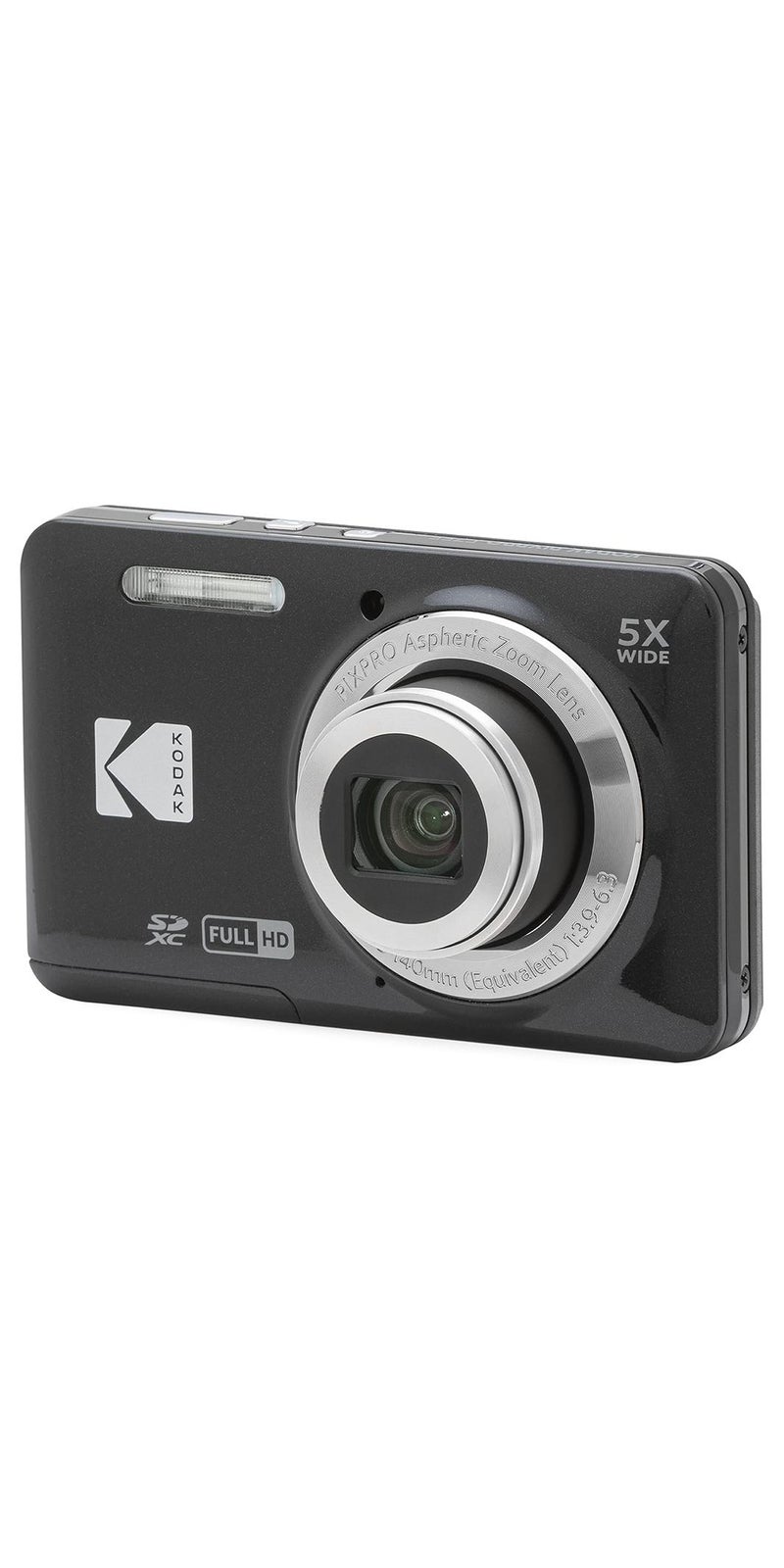 Kodak PIXPRO Friendly Zoom FZ55-BK 16MP Digital Camera with 5X Optical Zoom 28mm Wide Angle and 2.7" LCD Screen - Image 1