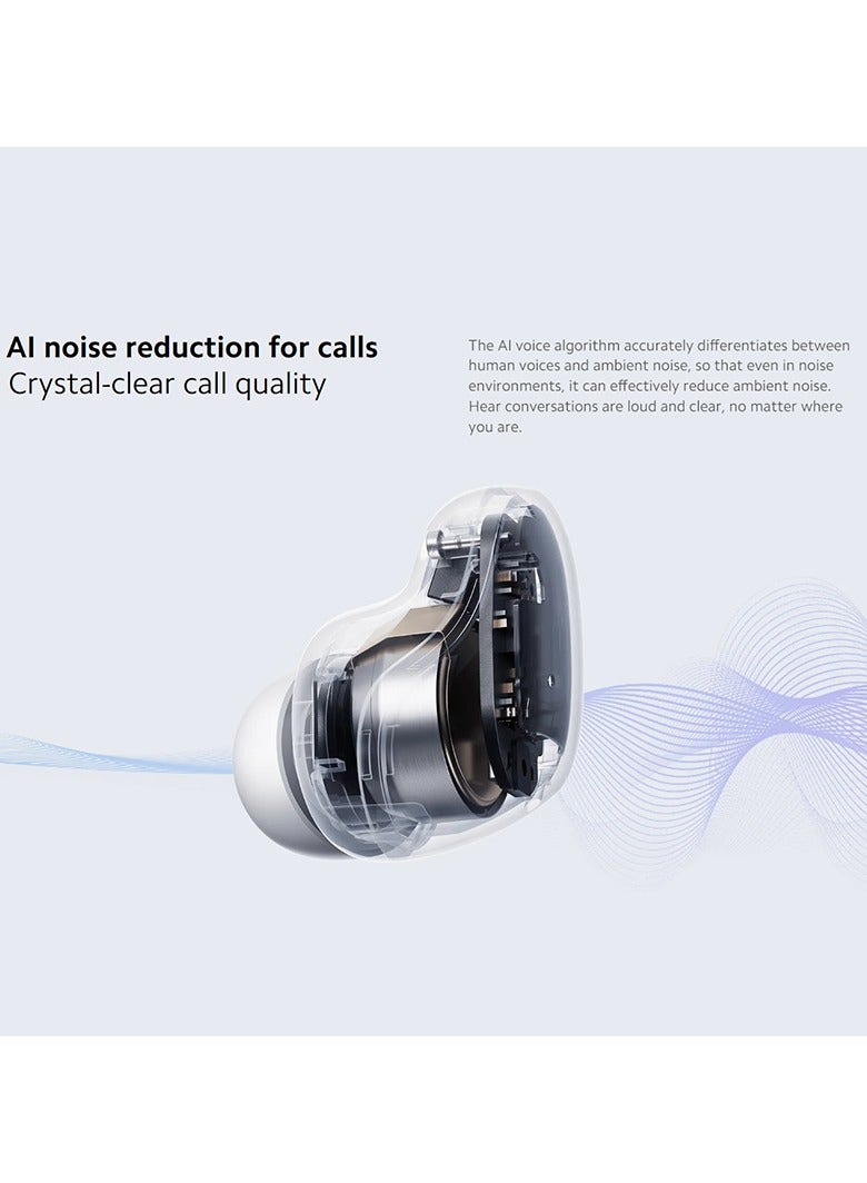 Xiaomi - Xiaomi Redmi Buds 6 Play - In-Ear Headphones, 36h Battery Life, 10 mm Dynamic Driver with 5 EQ Settings, AI Noise Cancelling for Calls, Bluetooth 5.4, Quick Charge for 3h Music in 10 Minutes Black - Image 1