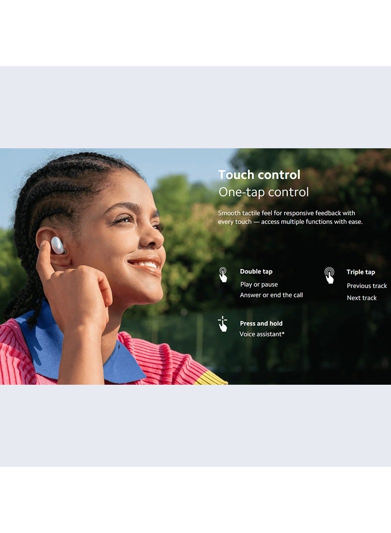 Xiaomi - Xiaomi Redmi Buds 6 Play - In-Ear Headphones, 36h Battery Life, 10 mm Dynamic Driver with 5 EQ Settings, AI Noise Cancelling for Calls, Bluetooth 5.4, Quick Charge for 3h Music in 10 Minutes Black - Image 1