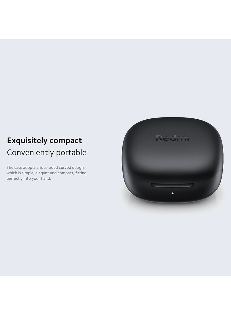 Xiaomi - Xiaomi Redmi Buds 6 Play - In-Ear Headphones, 36h Battery Life, 10 mm Dynamic Driver with 5 EQ Settings, AI Noise Cancelling for Calls, Bluetooth 5.4, Quick Charge for 3h Music in 10 Minutes Black - Image 1