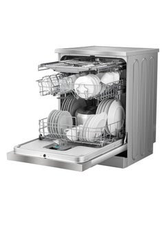 Hisense Hisense Dishwasher Machine 8 Programs 3 Baskets 15 Places, Maximum Noiseless, Self Cleaning, Premium Steel, HS643E90XSA Grey  - Image 5