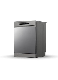 Hisense Hisense Dishwasher Machine 8 Programs 2 Baskets 15 Places, Maximum Noiseless, Self Cleaning, Premium Steel, HS643E90SSA Grey  - Image 2