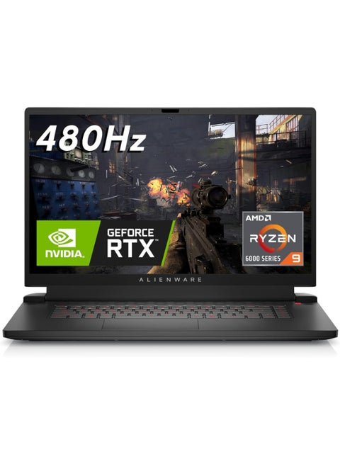 Alienware M17 R5 Laptop With 17.3-Inch Display, AMD Ryzen 9-6900HX Processor/16GB RAM/1TB SSD/16GB NVIDIA GeForce RTX 3080 Ti Graphics/Windows 11 English Dark Side of Moon