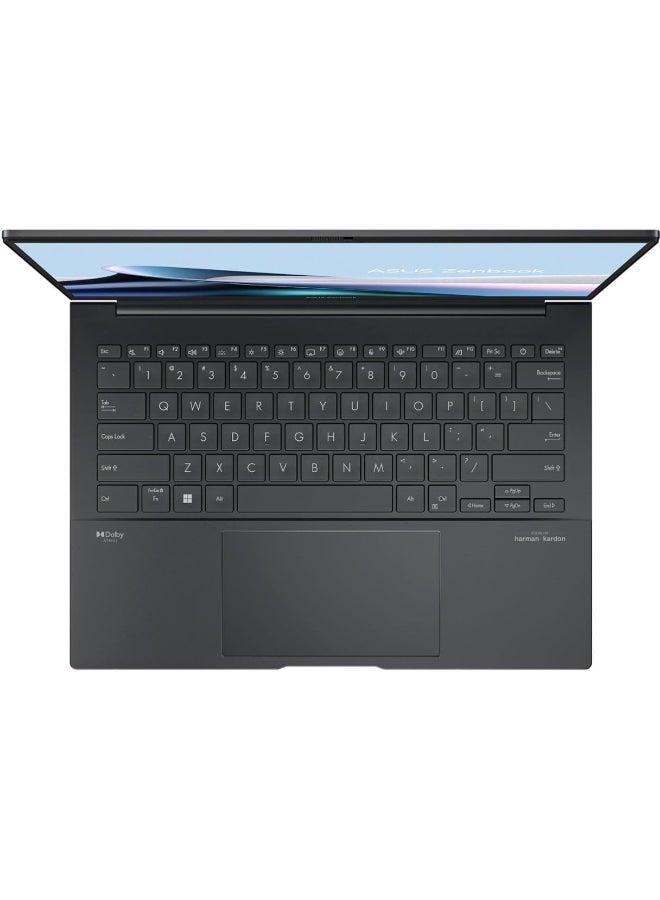 ASUS - Zenbook Q415MA 14 (Upgraded Version) Laptop With 14-Inch OLED Display, Core Ultra 5-125H Processor/8GB RAM/512GB SSD/Integrated Graphics/Windows 11 English Jasper Gray - Image 1