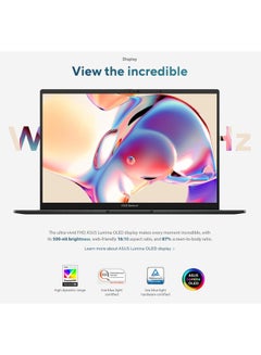 ASUS Zenbook 14 (Upgraded Version) Laptop With 14-Inch OLED Display, Core Ultra 5-125H Processor/8GB RAM/2TB SSD/Integrated Graphics/Windows 11 Home With Mousepad English Jasper Gray  - Image 2
