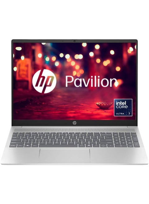 Pavilion 16 Laptop With 16-Inch Display, Core Ultra 7 155U Processor/16GB RAM/512GB SSD/Integrated Graphics/Windows 11 English Silver