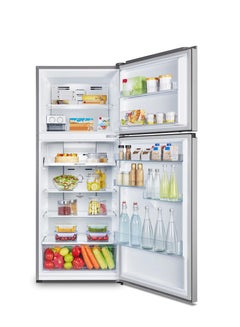 Hisense 2 doors No Frost Refrigerator freezer on top, 375 Liters, Inox - RT3N375NCCA RT3N375NCCA Inox  - Image 3