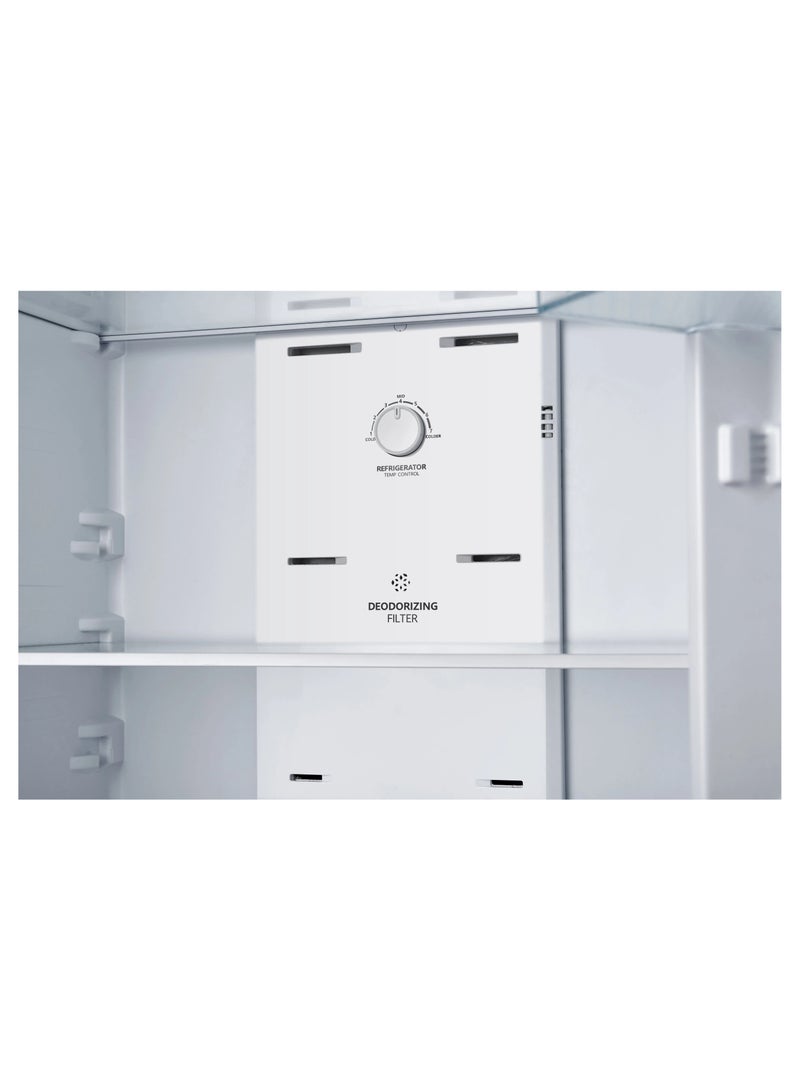 هايسنس - 2 doors No Frost Refrigerator freezer on top, 375 Liters, Inox - RT3N375NCCA RT3N375NCCA Inox - Image 1