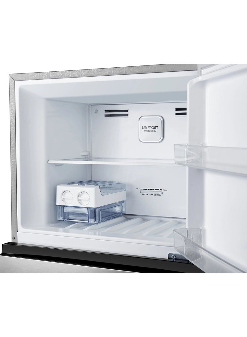 هايسنس - 2 doors No Frost Refrigerator freezer on top, 375 Liters, Inox - RT3N375NCCA RT3N375NCCA Inox - Image 1