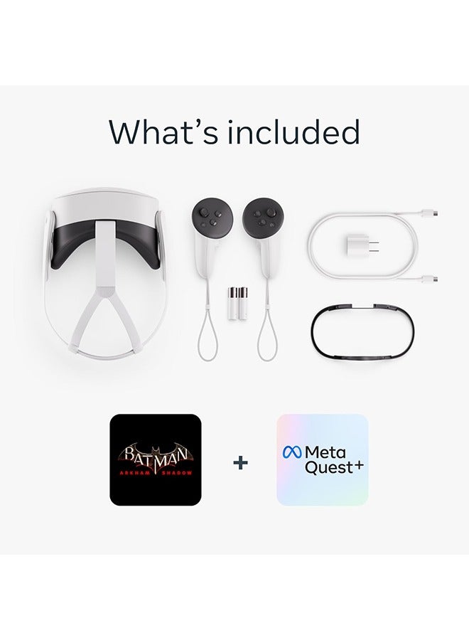 Meta Quest 3S 128GB Get Batman: Arkham Shadow and a 3-Month Trial of Meta Quest+ Included — All-in-One Headset white - pnsku/N70126698V/45/_/1740401178/146b001f-f309-4b22-b6ef-136768ac6618