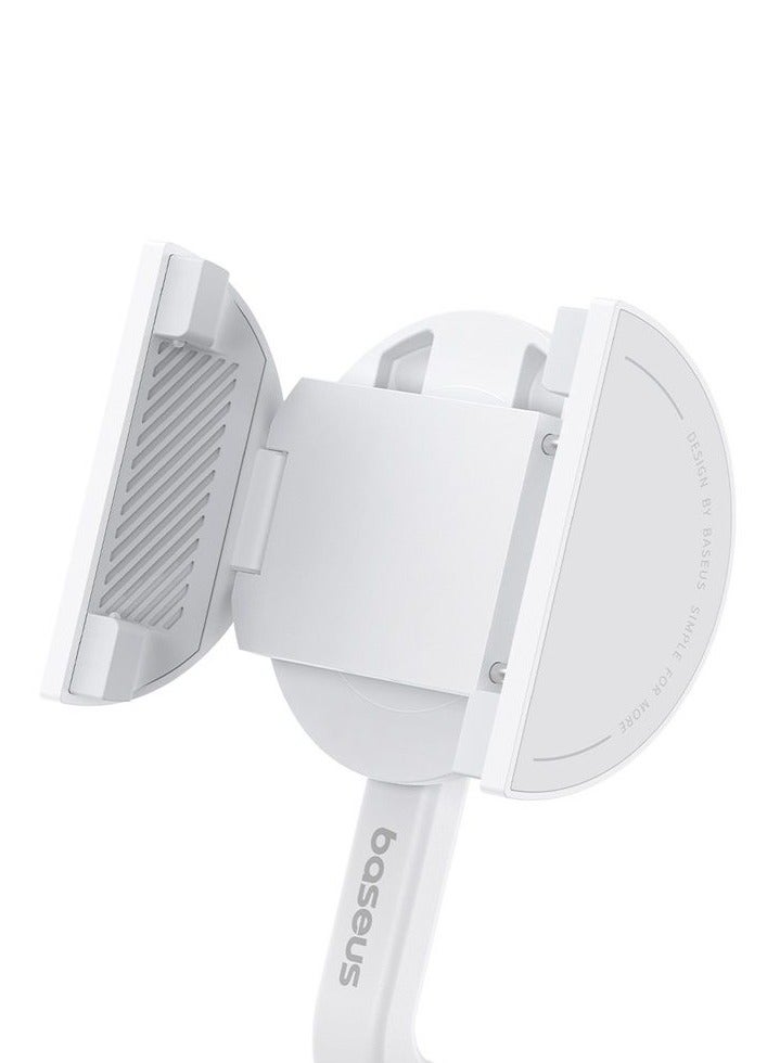 بيسوس Tech Shot Selfie Stick and Mobile Stand Moon White - Image 4