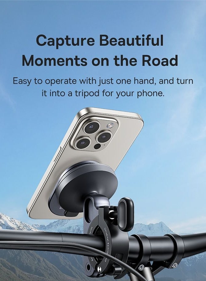 بيسوس Prime Bike Phone Stand with Grip - Cosmic Black - Image 5