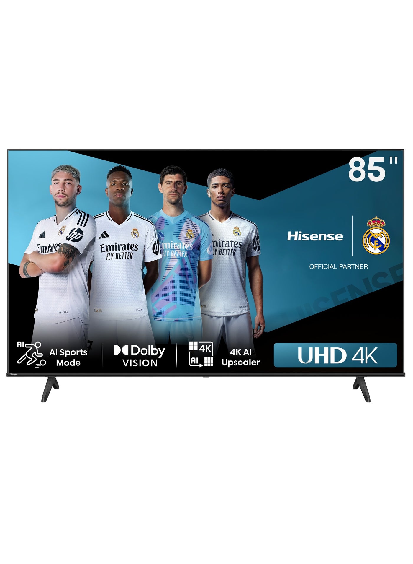 85 Inch 4K UHD Smart TV - VIDAA - Dolby Vision - Voice Control - 60 HZ - (2024) - 85A6N Black