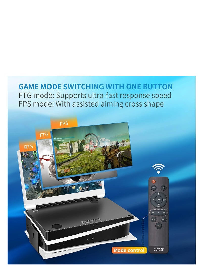 Sony PlayStation 5 Console (Disc Version) + G-STORY 15.6" Inch IPS 4k 60Hz Portable Monitor - Image 4