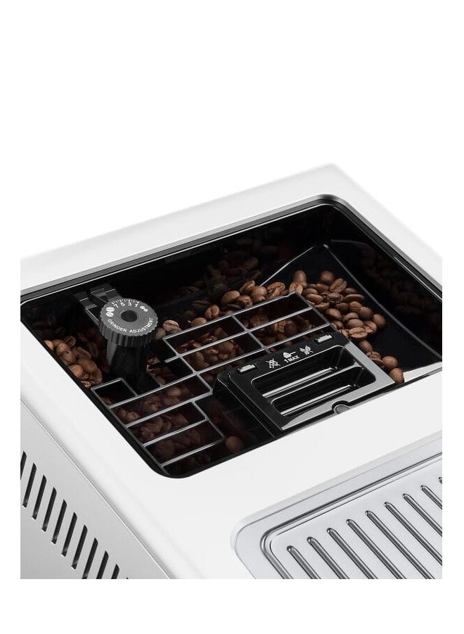 De'Longhi - PrimaDonna Class ECAM 550.65.W Fully Automatic Coffee Machine with Milk System, Cappuccino and Espresso at the Touch of a Button, 3.5 Inch TFT Colour Display and App, Control [Energy Class A] 2 L 1450 W ECAM550.65.W White - Image 1