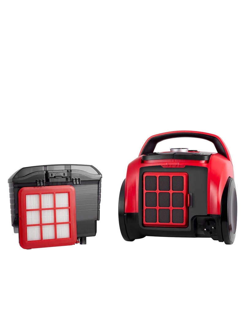 بيكو Bagless Vacuum Cleaner - HEPA10 Filter - Dust Bin 1.8 L 2000 W VCO 32818 WR Black / Red 2000 W VCO 32818 WR black and red - Image 1
