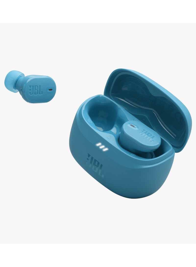 JBL - Tune Buds 2 True Wireless Noise Cancelling Earbuds Teal - Image 1